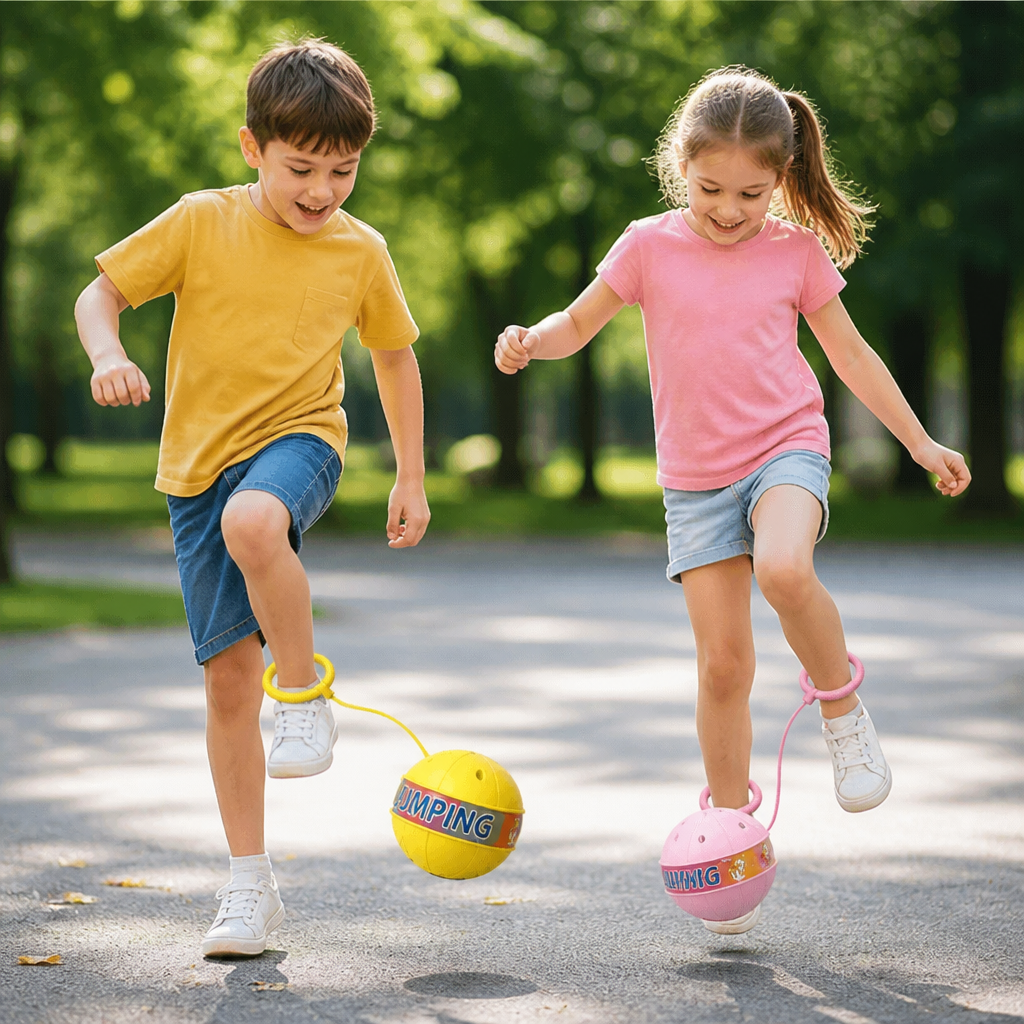 Interactive Skip Ball Ankle Swing Toy for Kids