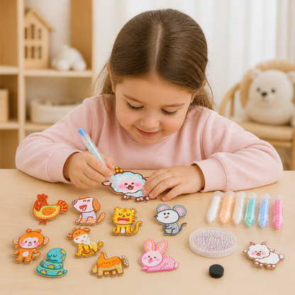 DIY Dot Bead Sticker Art Kit for Kids