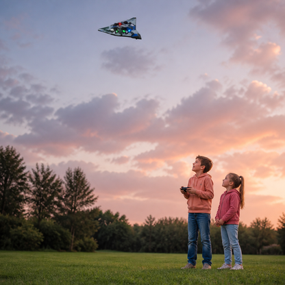 Durable Foam RC Fighter Plane with Altitude Hold & 360° Stunt Rolls