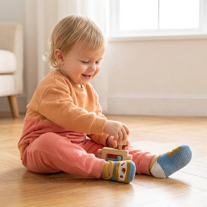 Non-Slip Cartoon Sock Shoes for Babies & Toddlers