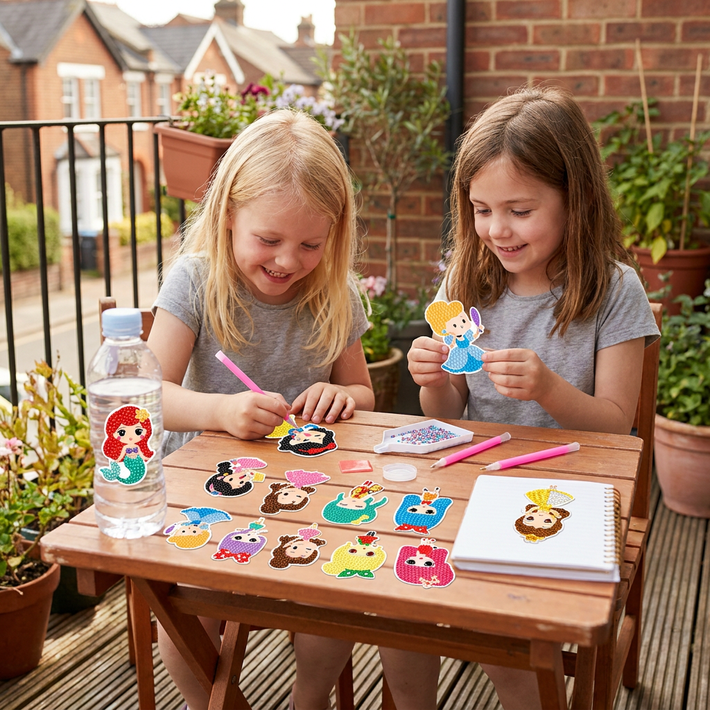 DIY Diamond Art Sticker Craft Kit for Kids