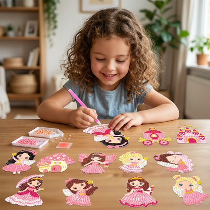 DIY Diamond Art Sticker Craft Kit for Kids