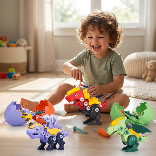 DIY Build & Transform Dinosaur Egg Toy