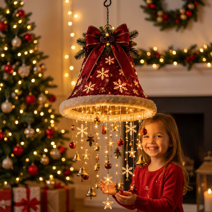 Christmas Santa Hat Lights with LED String Decorations