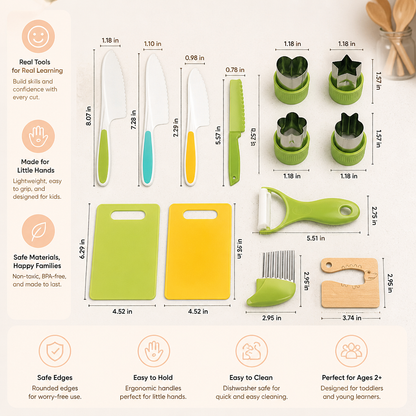 Safe Kitchen Set – For Little Gourmet Chefs