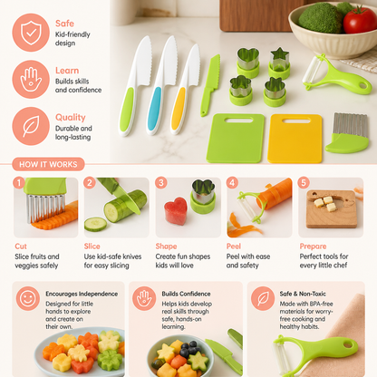 Safe Kitchen Set – For Little Gourmet Chefs