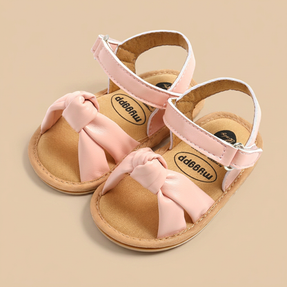 Wide Bow Strap Sandals