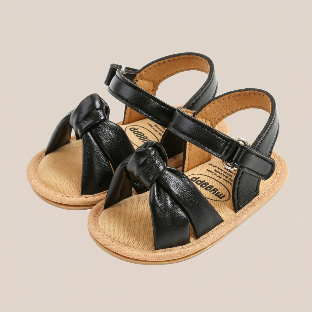 Wide Bow Strap Sandals