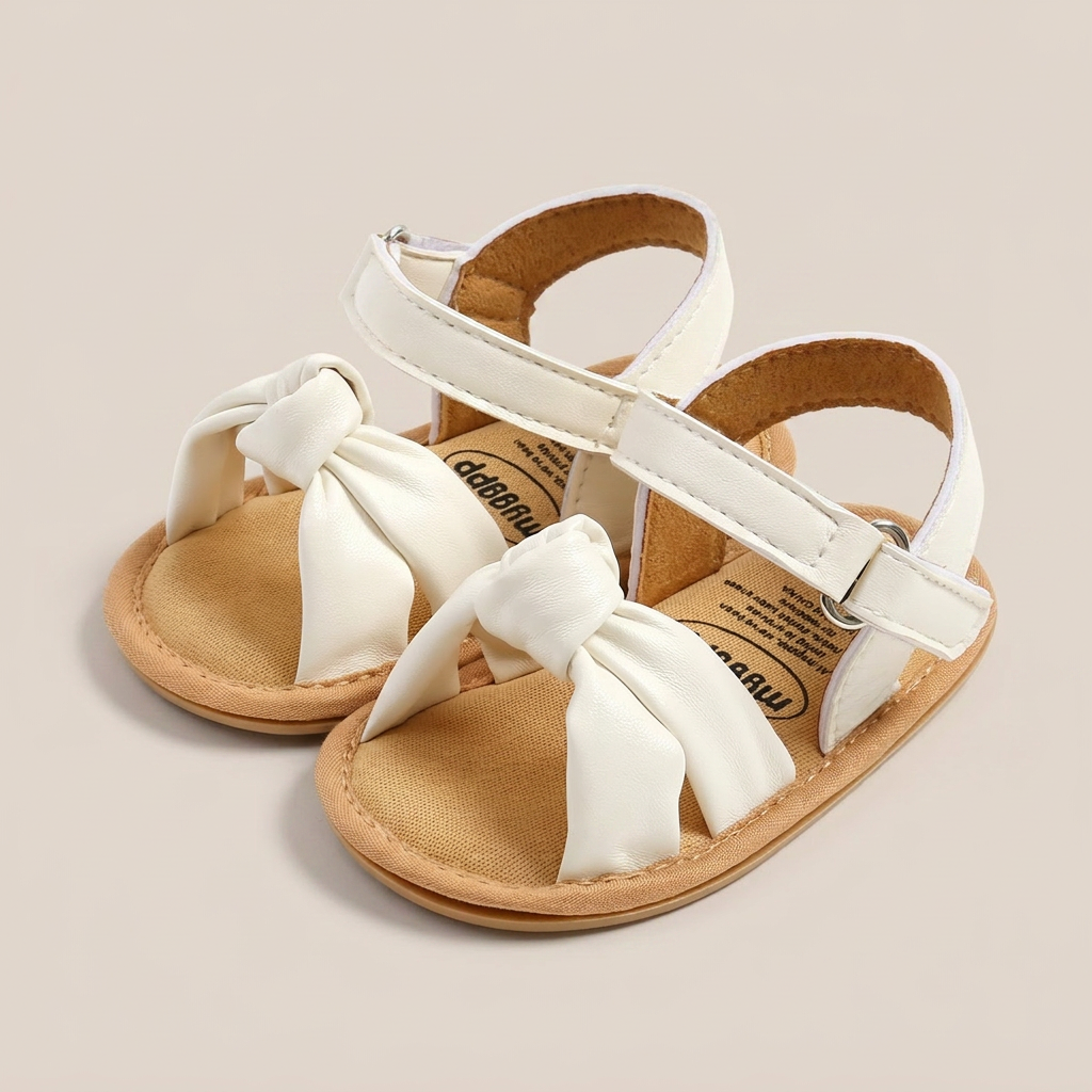 Wide Bow Strap Sandals