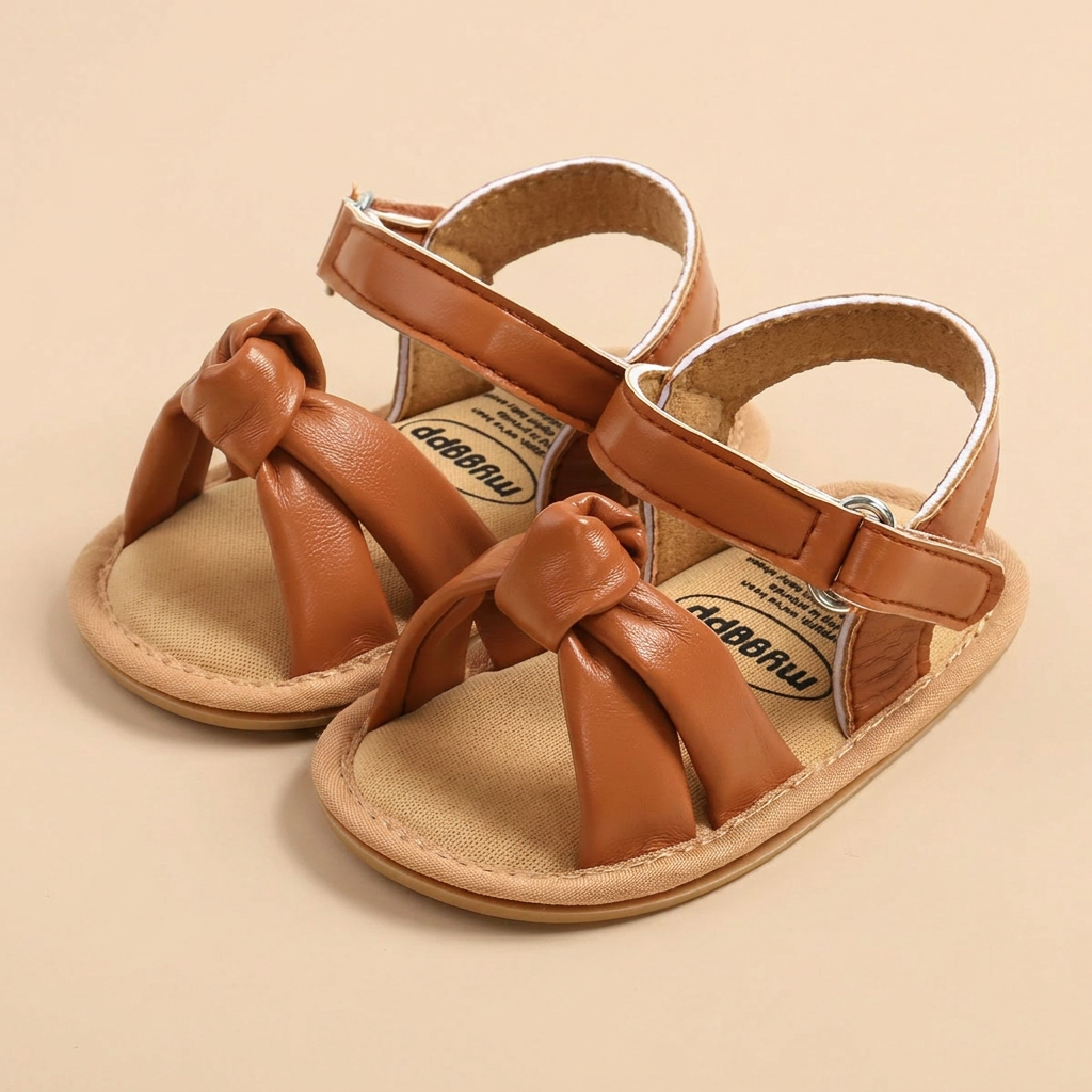 Wide Bow Strap Sandals