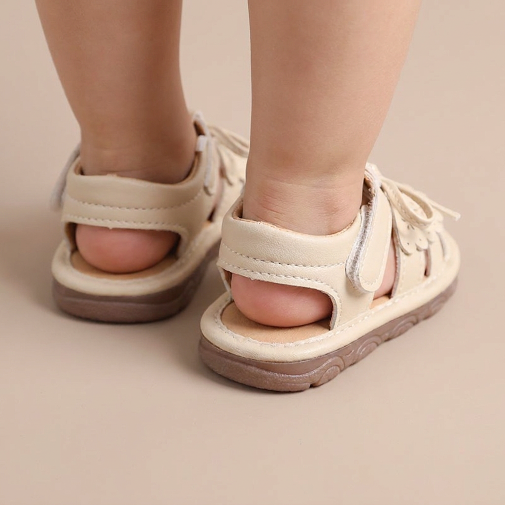 Cutout Bow Tie Sandals