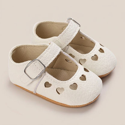 Heart Cutout Mary Jane Shoes