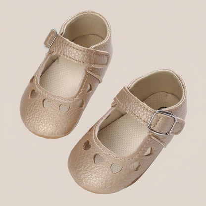 Heart Cutout Mary Jane Shoes