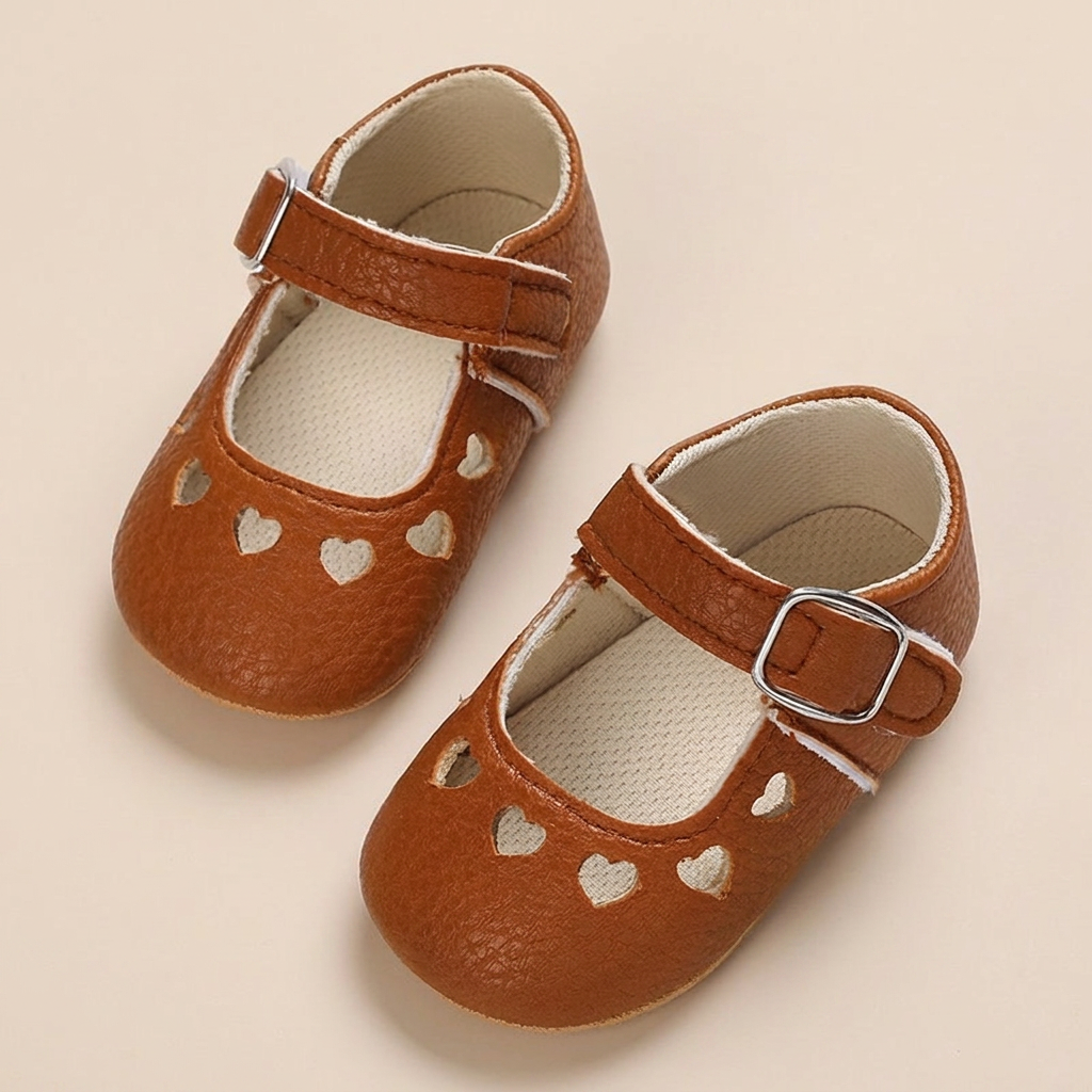 Heart Cutout Mary Jane Shoes