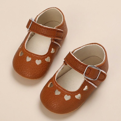 Heart Cutout Mary Jane Shoes