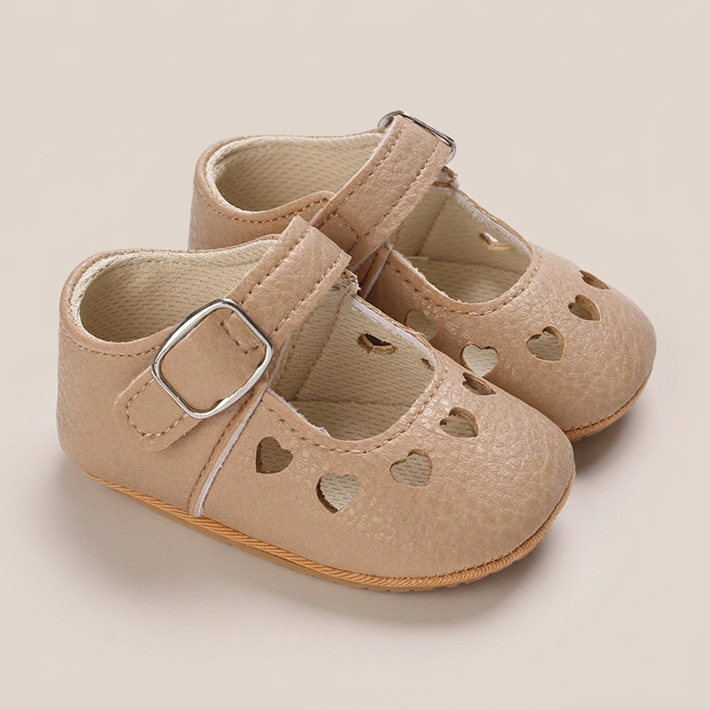 Heart Cutout Mary Jane Shoes