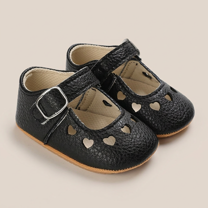 Heart Cutout Mary Jane Shoes