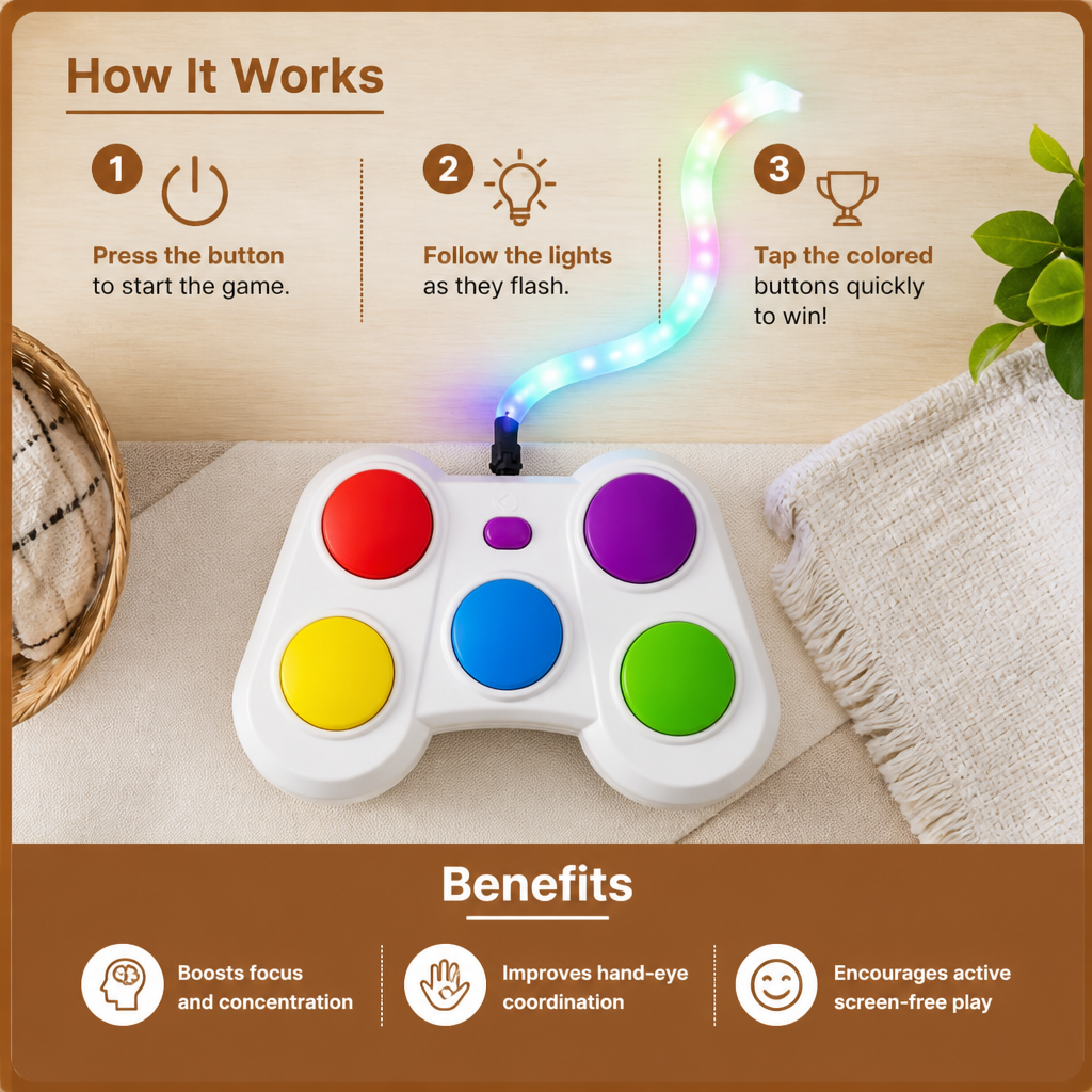 Light Defense Challenge – Interactive LED Reflex Game