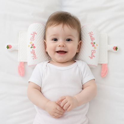 Adjustable Baby Head Shaping Pillow with Millet Filling