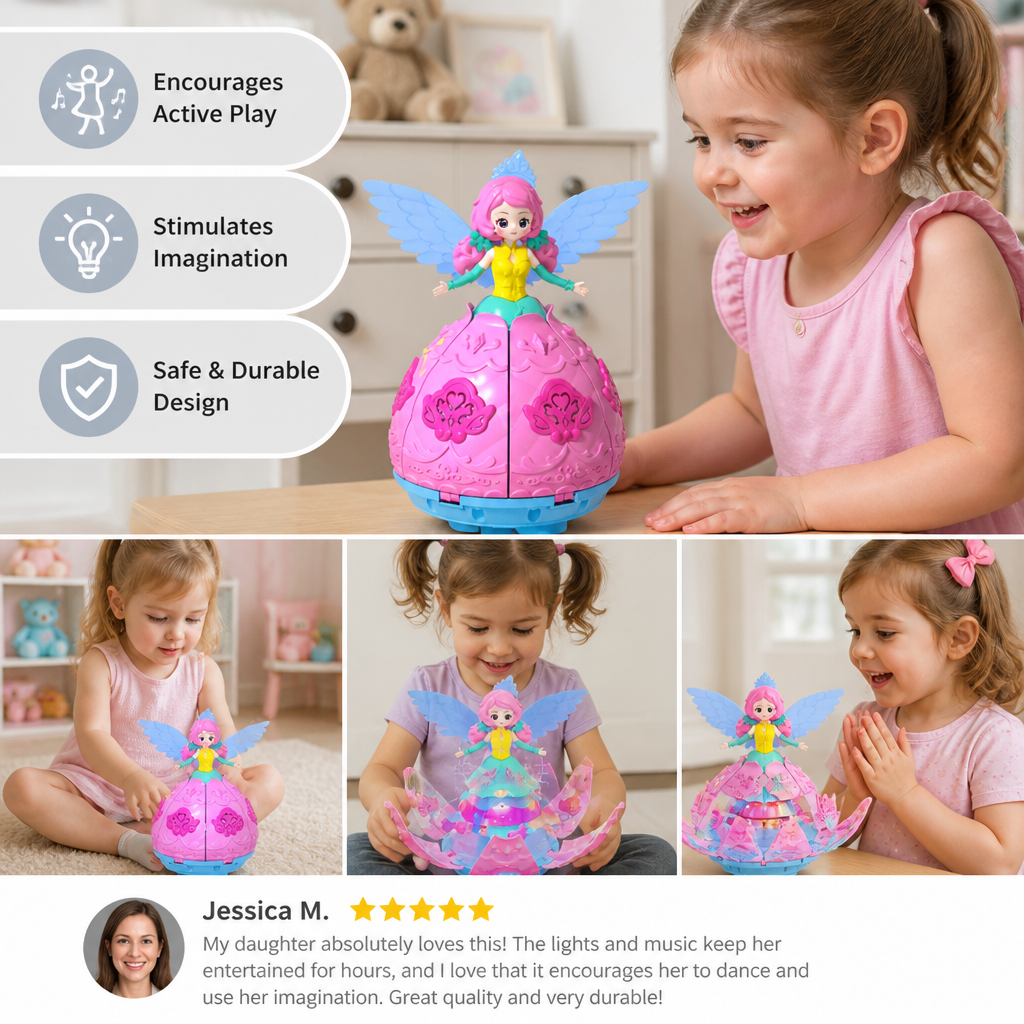 Magical Bloom Dancing Princess Doll