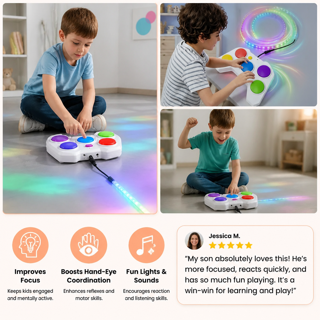 Light Defense Challenge – Interactive LED Reflex Game