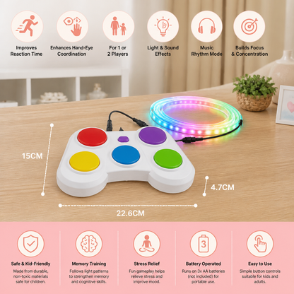 Light Defense Challenge – Interactive LED Reflex Game