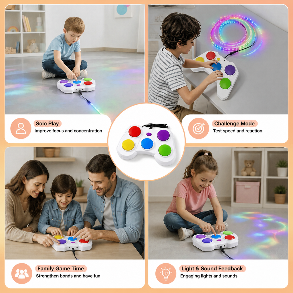 Light Defense Challenge – Interactive LED Reflex Game