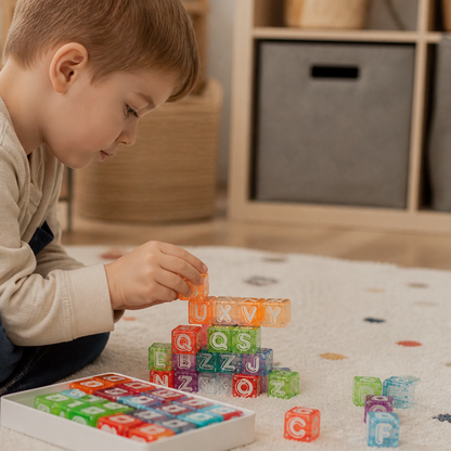 40-Piece Magnetic Letters & Numbers Learning Set – Montessori STEM Toy for Kids
