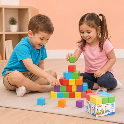 Toddler Safe 4.2cm Magnetic Building Cubes – STEM Learning Blocks