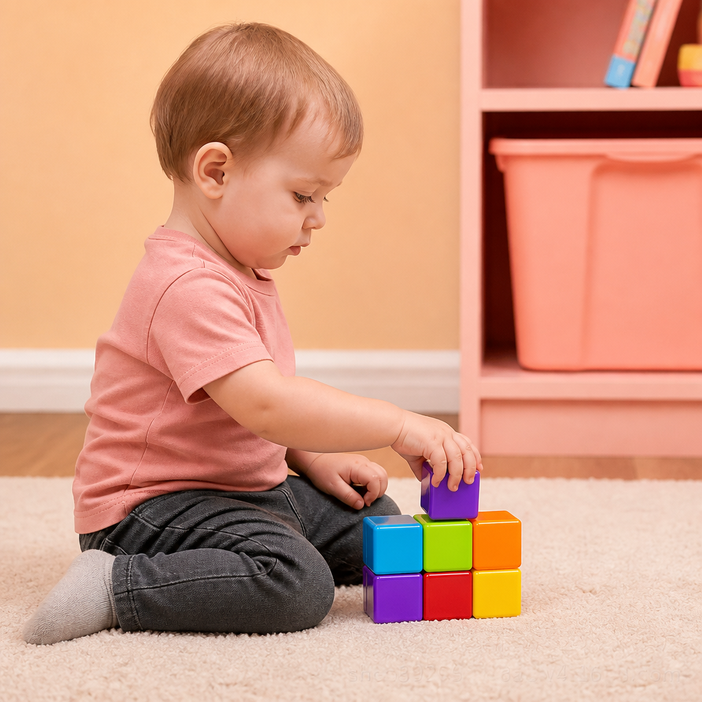 Toddler Safe 4.2cm Magnetic Building Cubes – STEM Learning Blocks