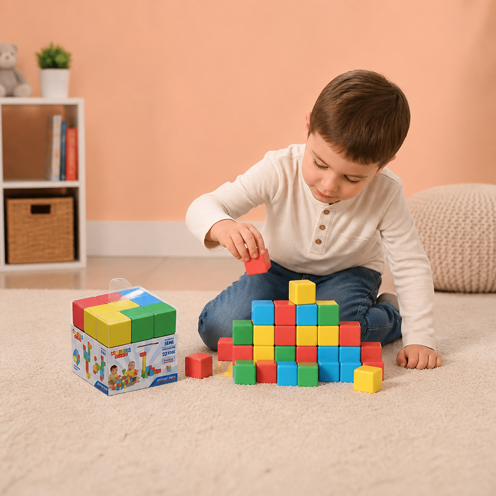 Toddler Safe 4.2cm Magnetic Building Cubes – STEM Learning Blocks