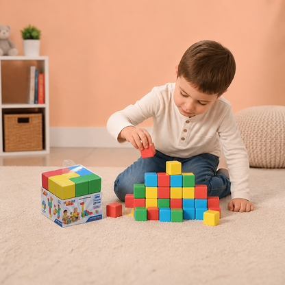 Toddler Safe 4.2cm Magnetic Building Cubes – STEM Learning Blocks