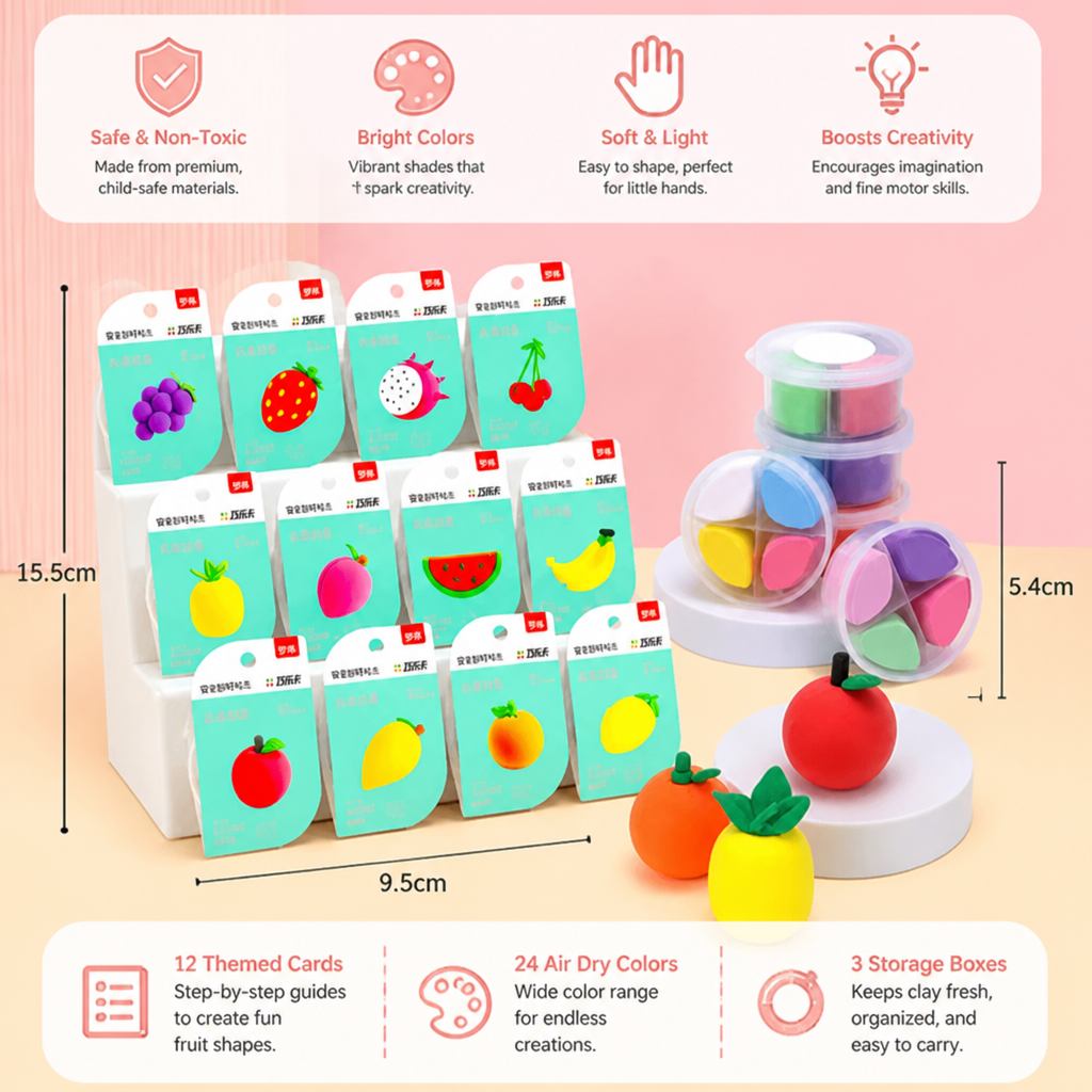 DIY Air Dry Clay Craft Kits for Kids