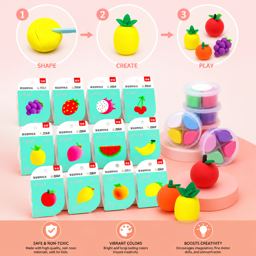 DIY Air Dry Clay Craft Kits for Kids