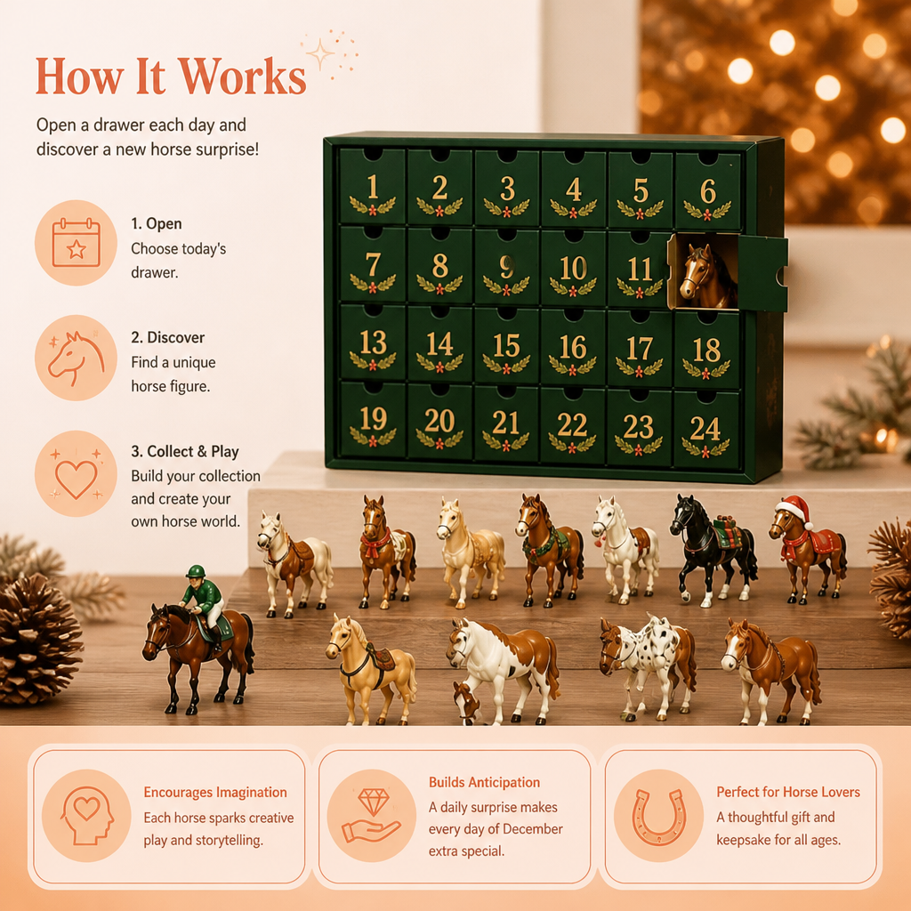 Horse Lovers’ Advent Calendar – 24 Days of Christmas Surprises
