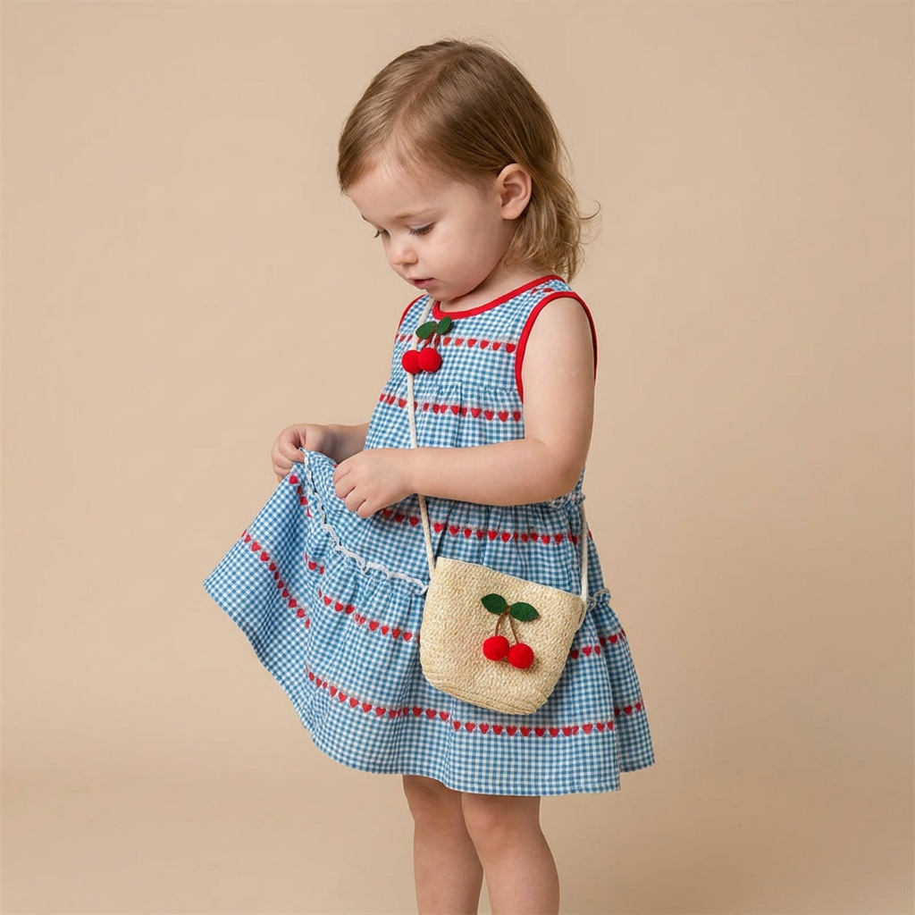 Cherry Picnic Dress Set