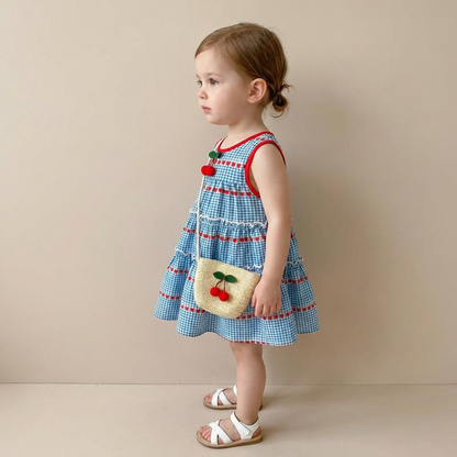 Cherry Picnic Dress Set