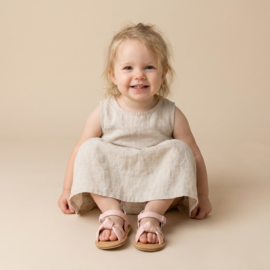 Wide Bow Strap Sandals
