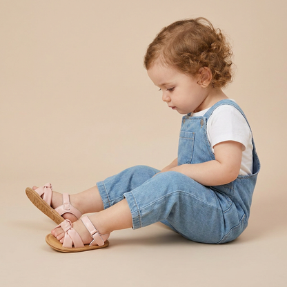 Wide Bow Strap Sandals