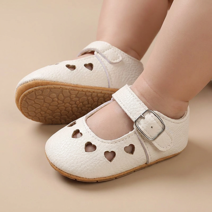 Heart Cutout Mary Jane Shoes