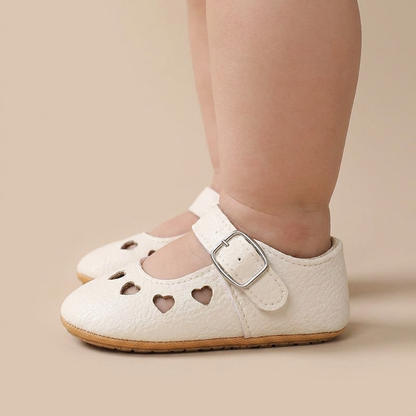 Heart Cutout Mary Jane Shoes