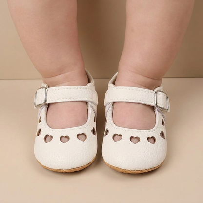 Heart Cutout Mary Jane Shoes