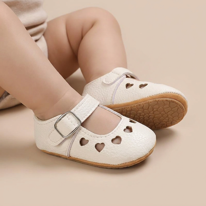 Heart Cutout Mary Jane Shoes