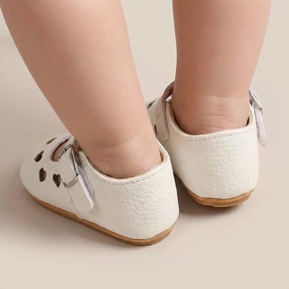 Heart Cutout Mary Jane Shoes