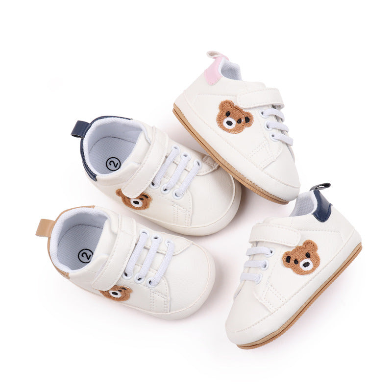 Toddler shoes in a cute bear design