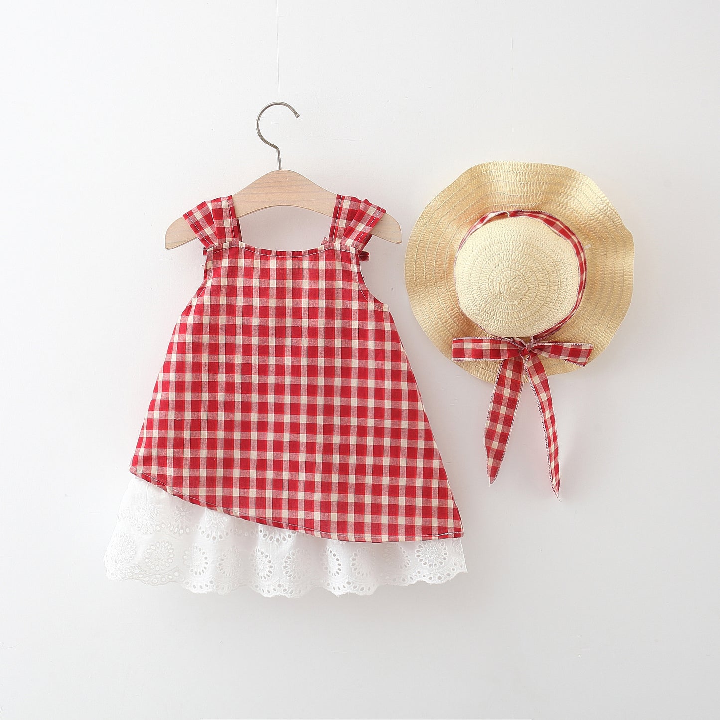 Classic Picnic Dress Set & Hat