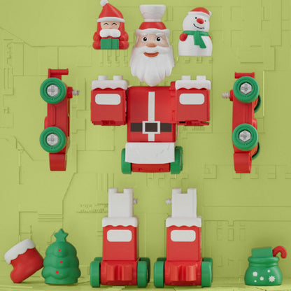 2in1 Transforming Christmas Train and Santa Robot