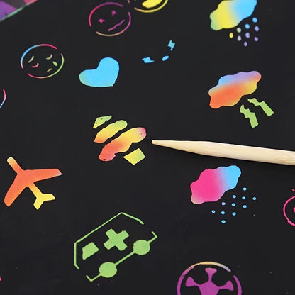 Magical Rainbow Scratch Paper