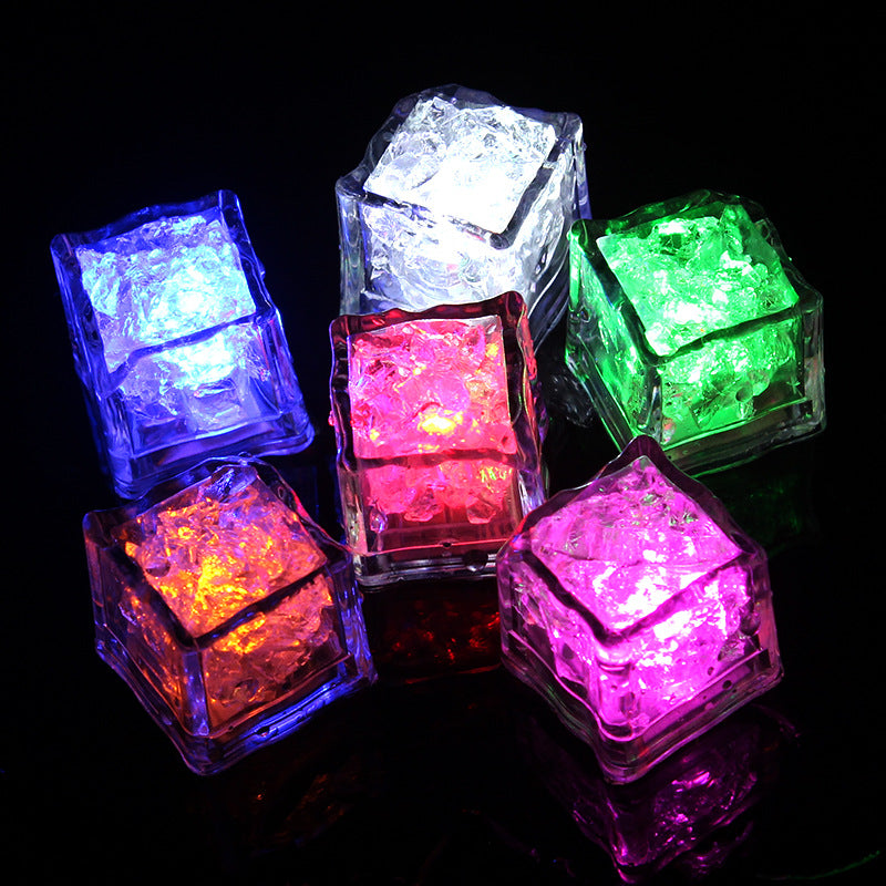Light-up Bath Cubes Toy For Children Set Of 6
