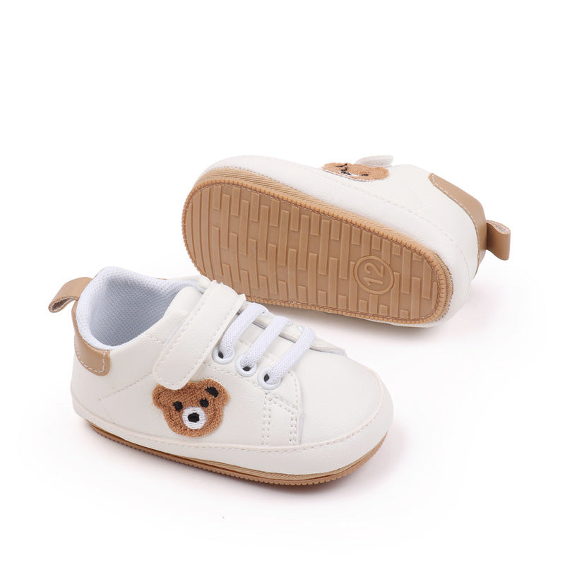 Toddler shoes in a cute bear design
